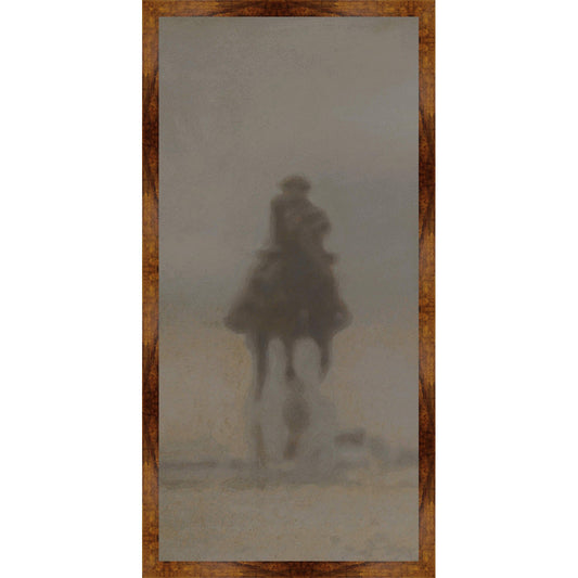 Dust Rider I Framed Canvas
