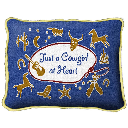 Cowgirl at Heart Pillow Cover