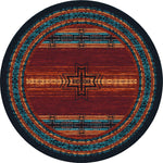 Fire & Sky Rug - 8 Ft. Round