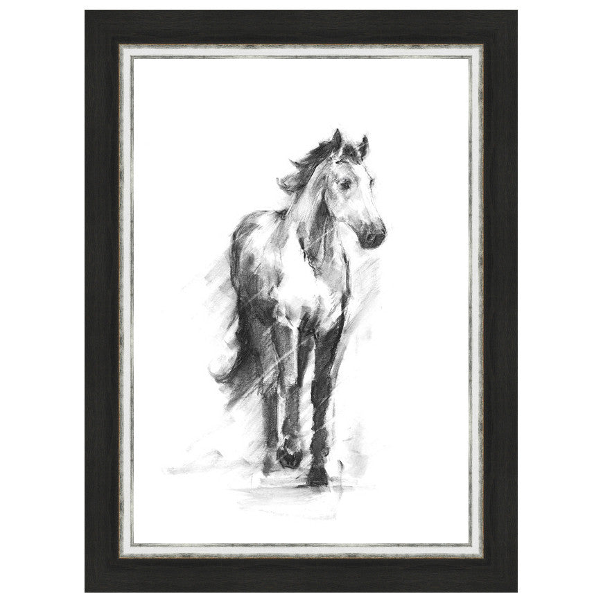 Dynamic Equestrian II Framed Print
