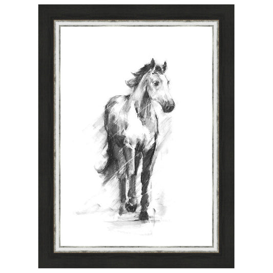 Dynamic Equestrian II Framed Print