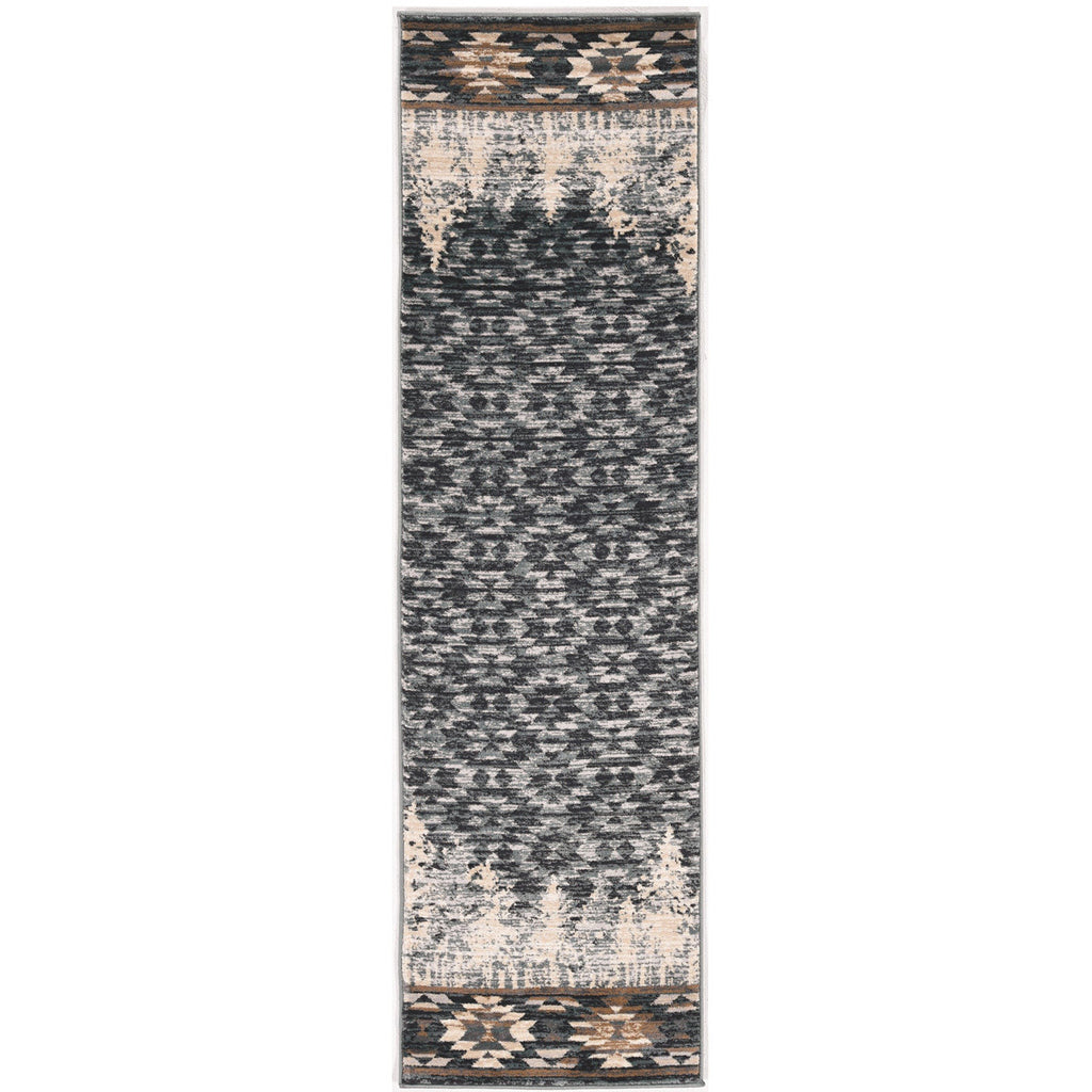 Wasatch Slate Rug - 2 x 8