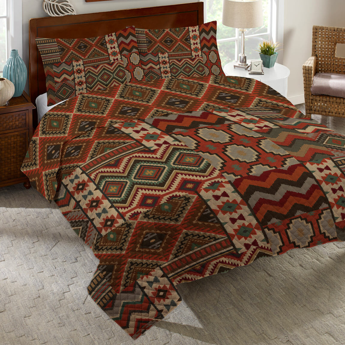 Desert Summer Quilt Bed Set - King