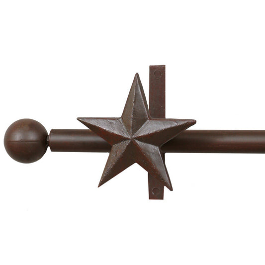 Star Curtain Rod & Rod Holders