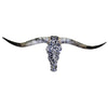 Authentic Longhorn Skull with Blue Stone