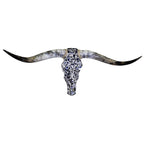 Authentic Longhorn Skull with Blue Stone