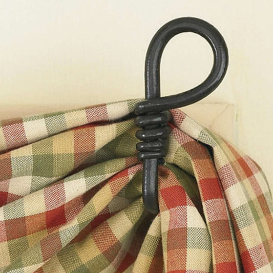 Blacksmith Loop Curtain Hooks - Set of 2