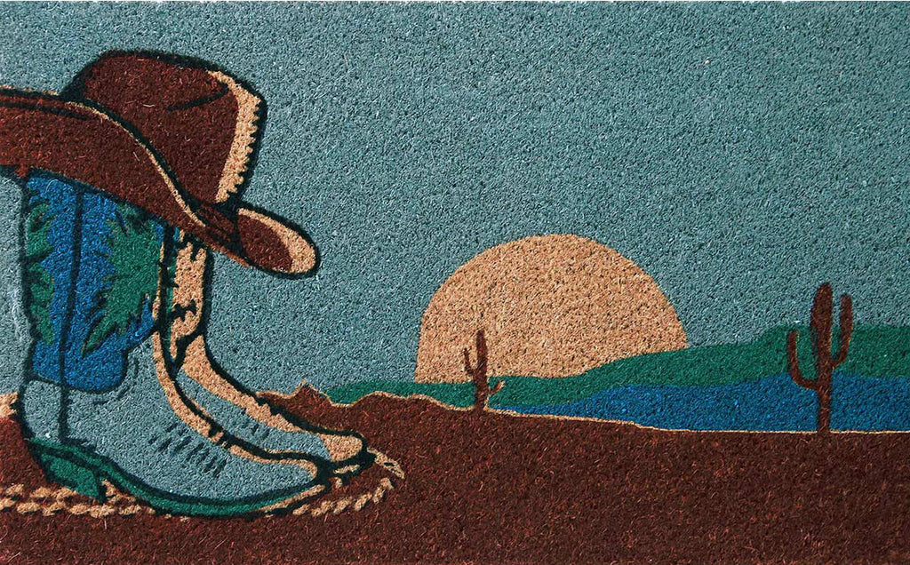 Sunset Boots Coir Mat