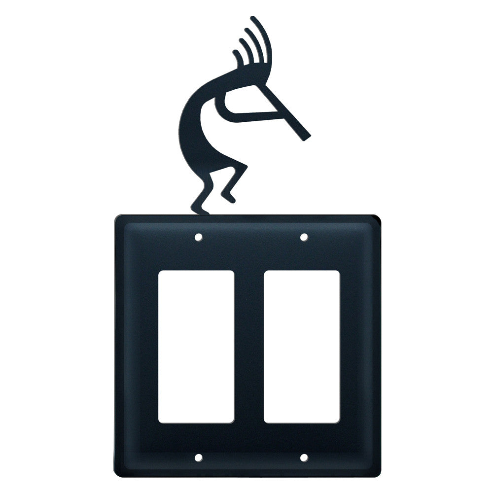 Kokopelli Double GFI Cover - OUT OF STOCK UNTIL 07/18/2026
