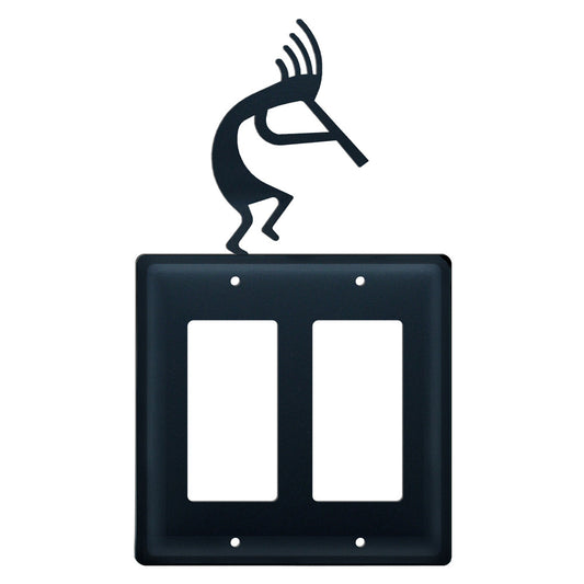 Kokopelli Double GFI Cover - OUT OF STOCK UNTIL 07/18/2026