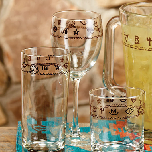 Rope & Brands Wine Glasses - Set of 4