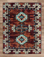 Bozeman Rust Rug - 5 x 8