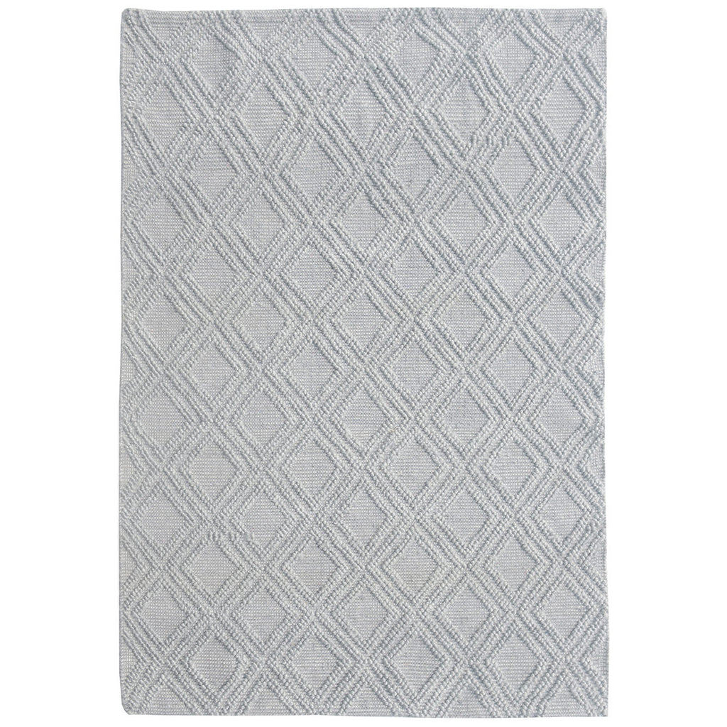 Gray Diamonds Rug - 6 x 9