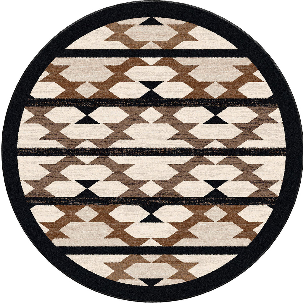 Mocha Canyon Rug - 8 Ft. Round