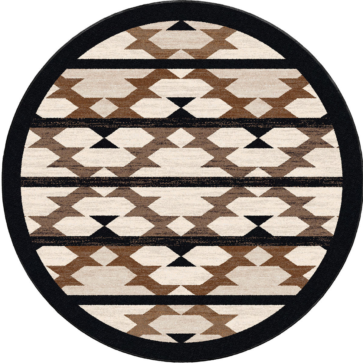 Mocha Canyon Rug - 8 Ft. Round