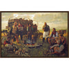 Supper Time Prayer Framed Canvas