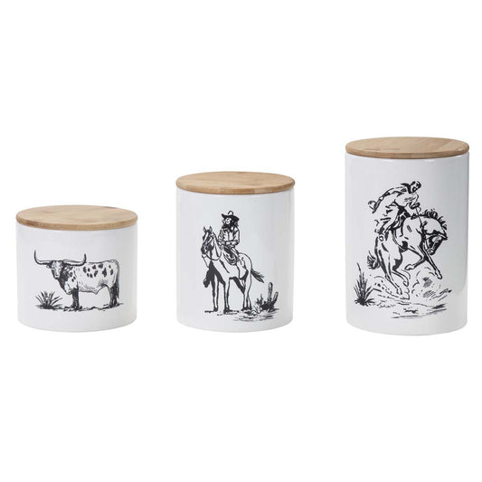 Rustic Ranch Canister Set