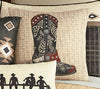 Sunset Ranch Boot Pillow