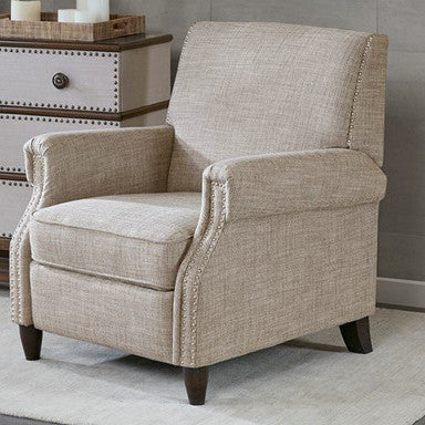 Burton Push Back Recliner - Sand