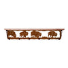 Buffalo 42 Inch Pine Hook Shelf
