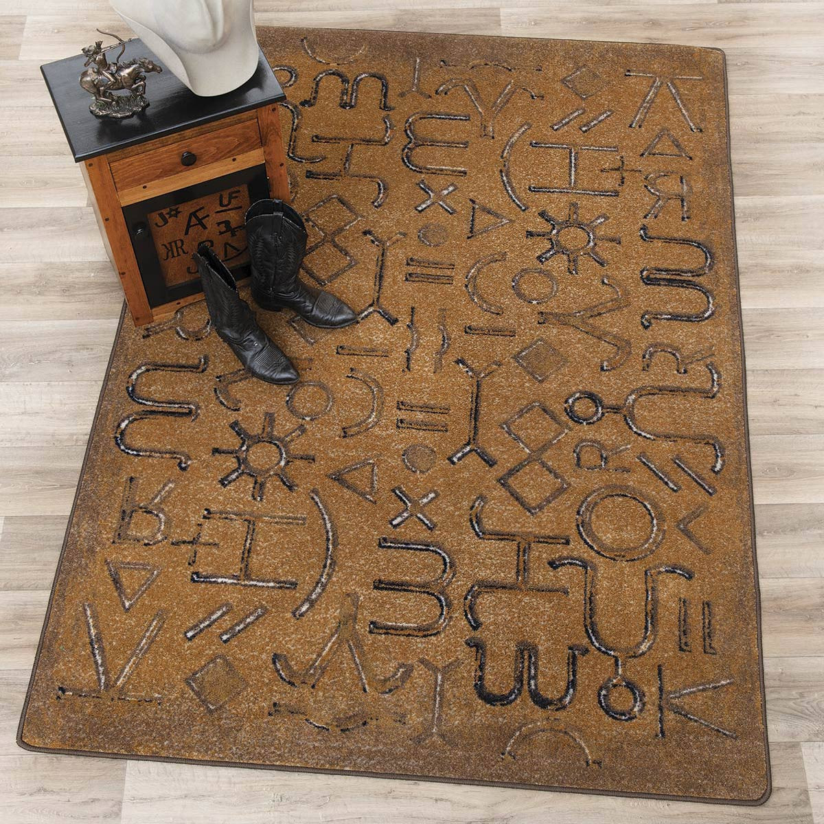 Cowboy Leather Brands Rug - 4 x 5