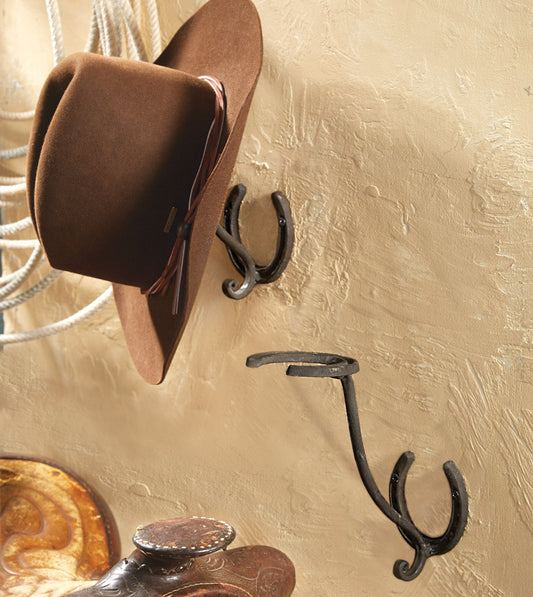 Horseshoe Cowboy Hat Rack