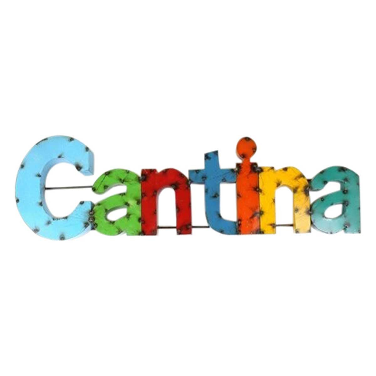 Cantina Colors Handmade Metal Sign