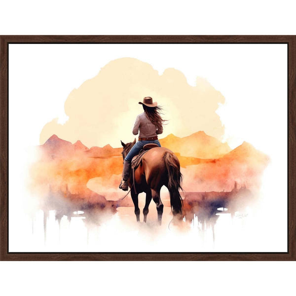 Lone Rider's Trail Wall Art