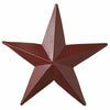 Red Iron Star Napkin Rings - Set of 4