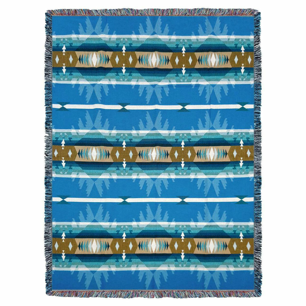 Cimarron Turquoise Tapestry Throw