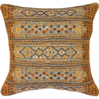 Tribal Stripes Square Accent Pillow - Gold - OUT OF STOCK UNTIL 07/15/2026