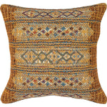 Tribal Stripes Square Accent Pillow - Gold - OUT OF STOCK UNTIL 07/15/2026