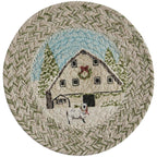Simple Home Braided Trivets - Set of 4
