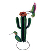 Cactus & Hummingbird Duo Sculpture