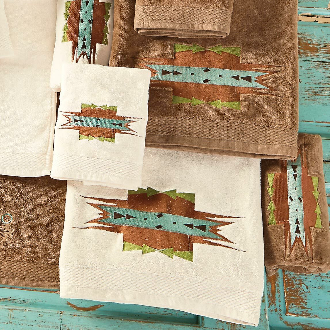 Desert Diamond Cream Towel Set