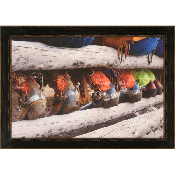 Boots and Spurs Framed Wall Art