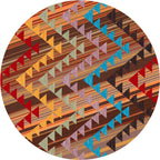 Fanfare Multicolor Rug - 8 Ft. Round