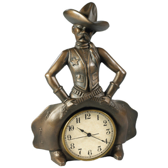 Bowlegged Cowboy Clock