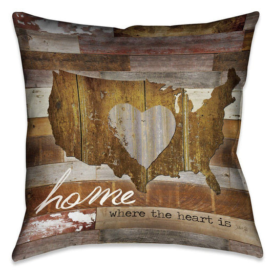American Heart 20 x 20 Outdoor Pillow