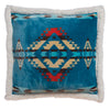Turquoise Ways Plush Pillow