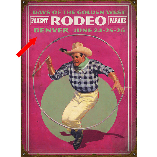 Cowboy Days Personalized Sign