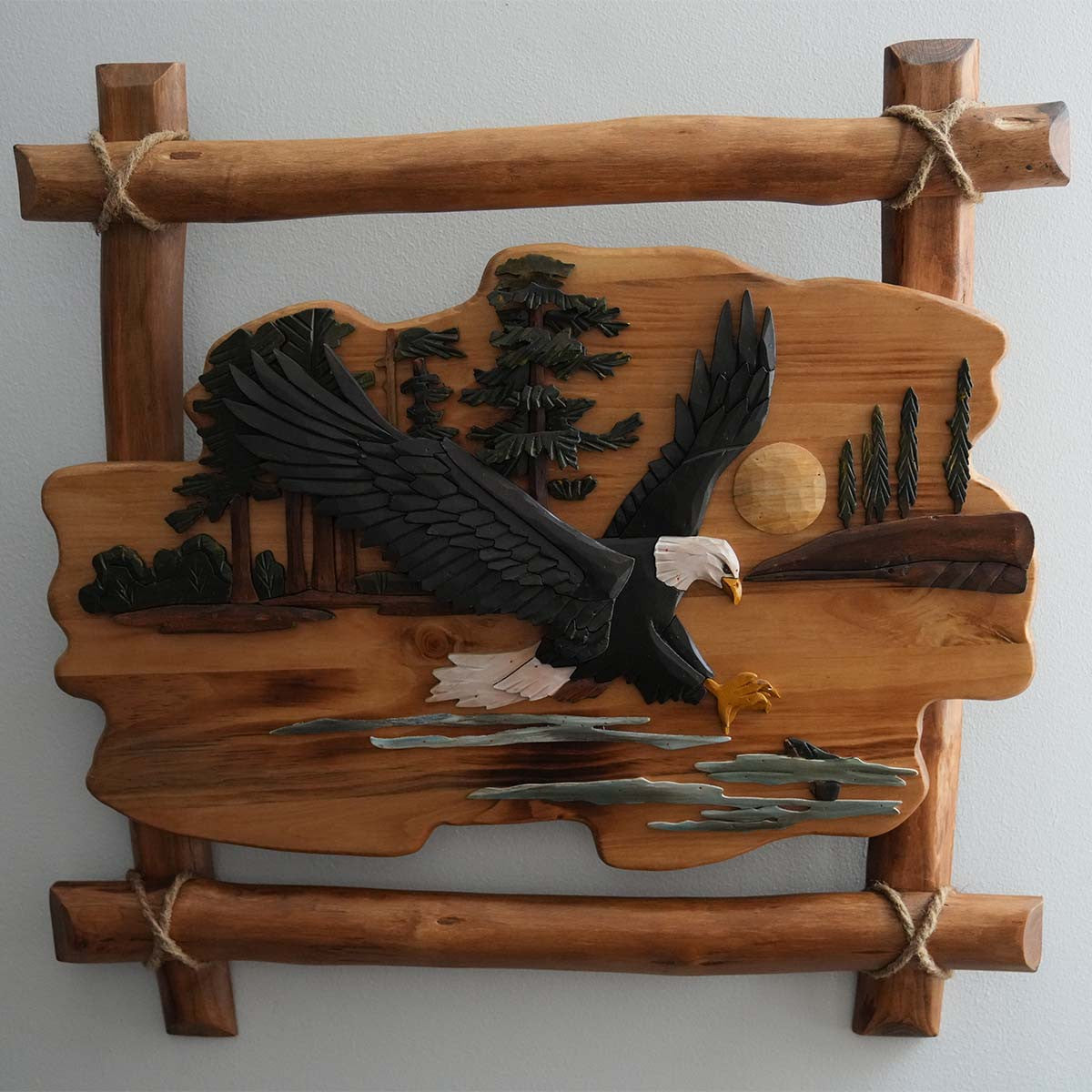 Soaring Wilderness Eagle Wall Art