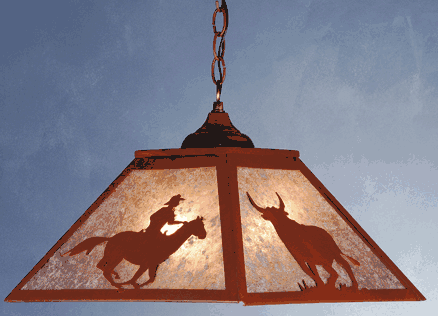 Western Swag Light Fixture
