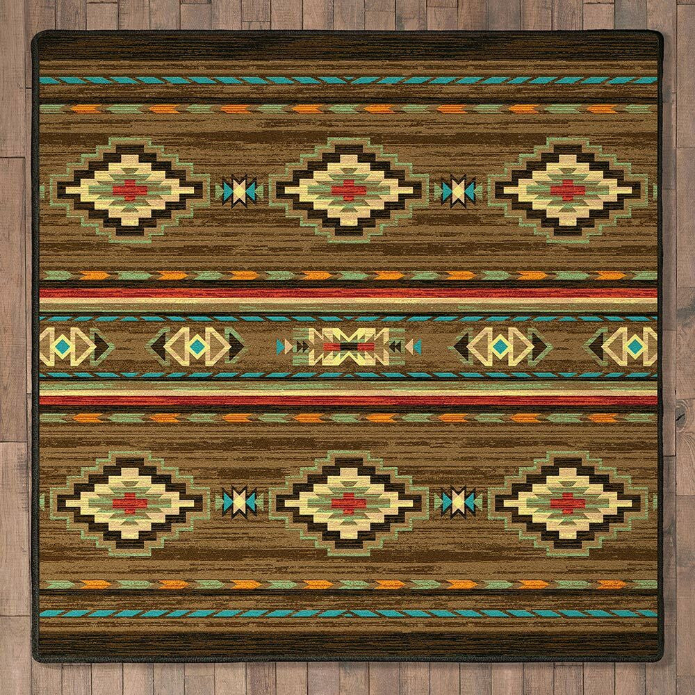 Frontier Outpost Rug - 8 Ft. Square