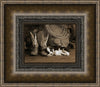 Cowboy Puppy Framed Wall Art