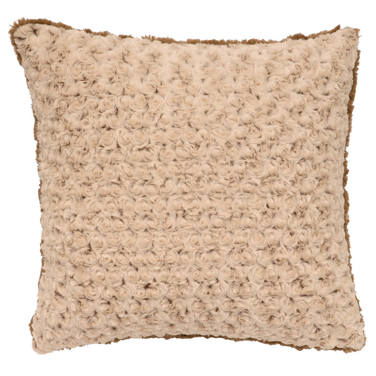 Bella Rosebud Cuddle Fur Euro Sham | Lone Star Western Decor