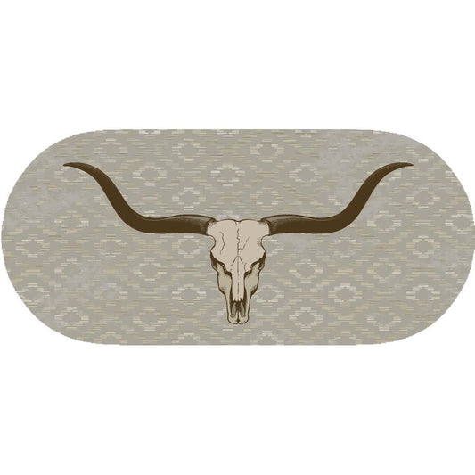 Longhorn Legend Oval Rug