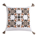 Floral Crewel Pillow