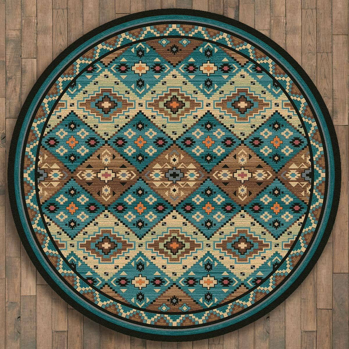 Santa Fe Chic Rug - 8 Ft. Round