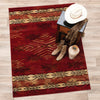 Red Desert Rug - 8 x 10